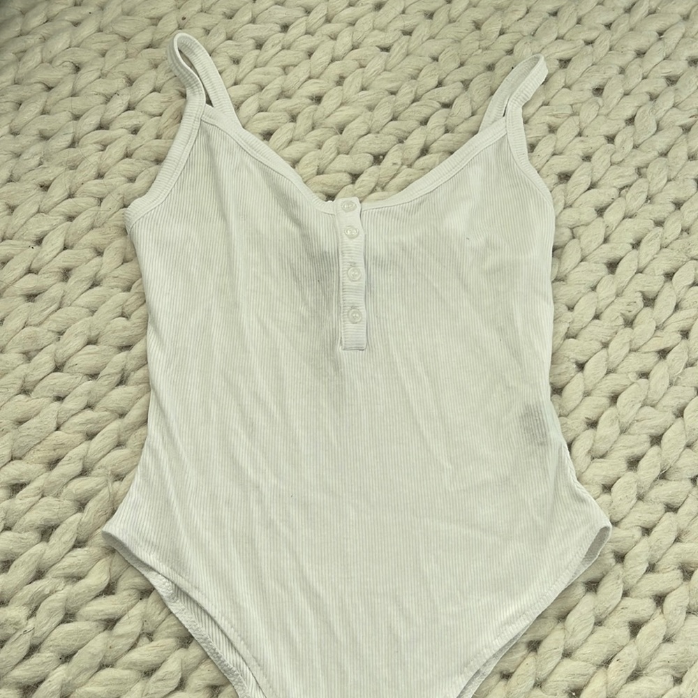 Forever 21 Ribbed Tank Bodysuit Size Small